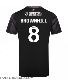 Burnley Josh Brownhill #8 Tricou Fotbal Replică 2024-25 Barbati Deplasare